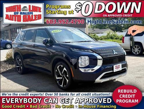 Blue 2024 Mitsubishi Outlander SE S-AWC