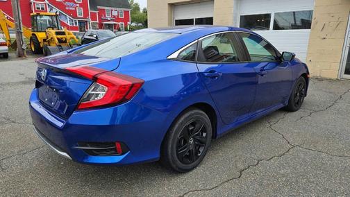 Blue 2021 Honda Civic LX