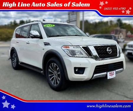 White 2017 Nissan Armada SL
