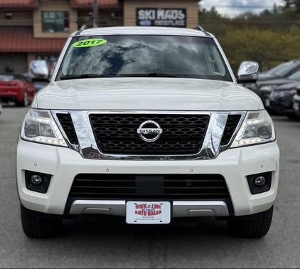 White 2017 Nissan Armada SL