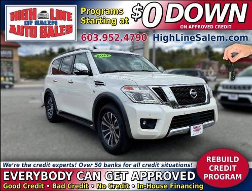 White 2017 Nissan Armada SL