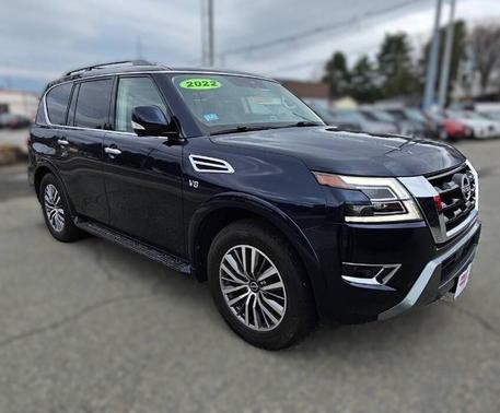 Blue 2022 Nissan Armada SL 4WD