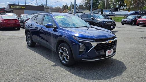 Blue 2024 Chevrolet Trax LT