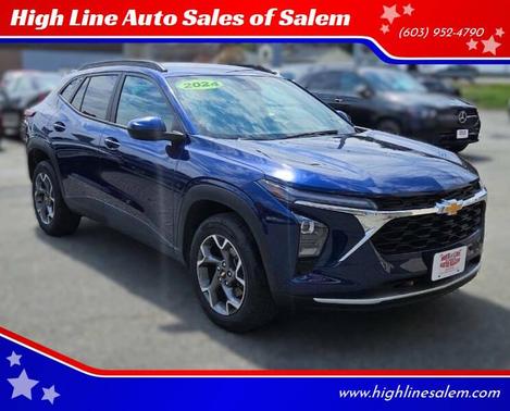 Blue 2024 Chevrolet Trax LT
