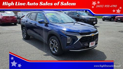 Blue 2024 Chevrolet Trax LT