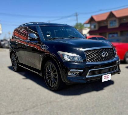 Black 2017 INFINITI QX80 Limited