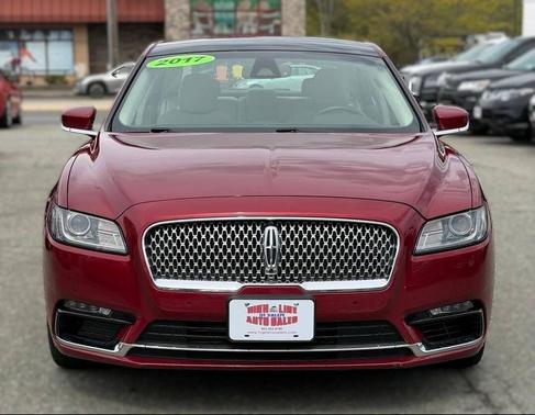 Red 2017 Lincoln Continental Reserve