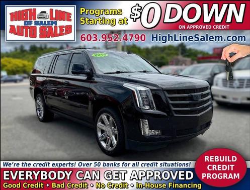Black 2018 Cadillac Escalade ESV Premium Luxury