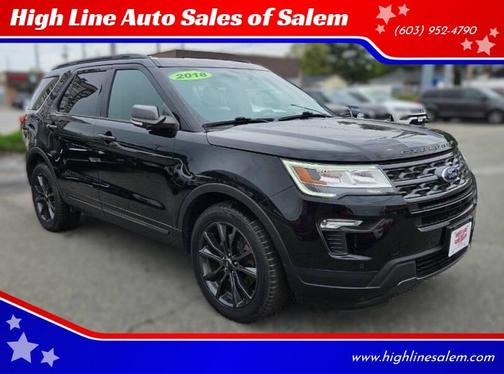 Black 2018 Ford Explorer XLT