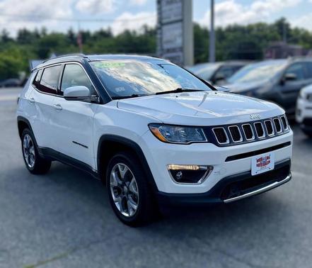 White 2021 Jeep Compass Limited