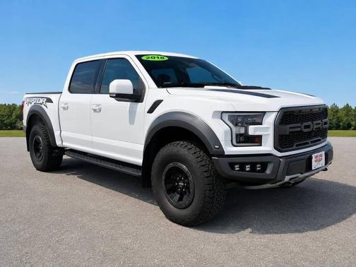 White 2018 Ford F-150 Raptor