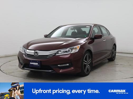 Burgundy 2017 Honda Accord Sport