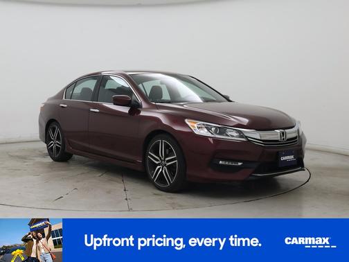 Burgundy 2017 Honda Accord Sport