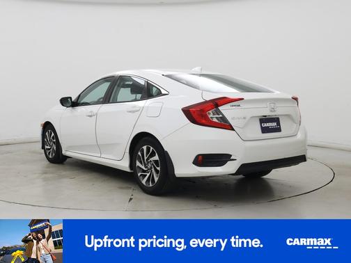 White 2018 Honda Civic EX