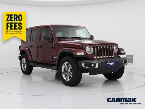 Burgundy 2021 Jeep Wrangler Unlimited Sahara