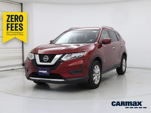Red 2018 Nissan Rogue SV