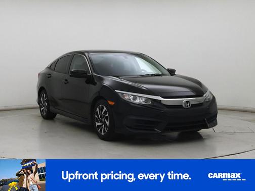 Black 2017 Honda Civic EX