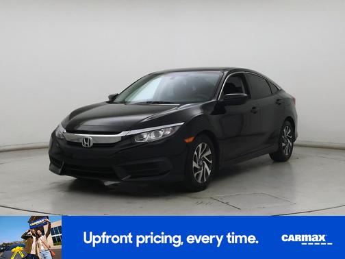 Black 2017 Honda Civic EX