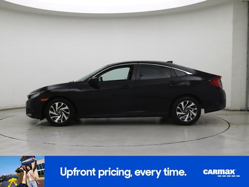 Black 2017 Honda Civic EX