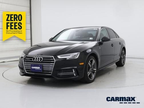 Black 2017 Audi A4 Premium Plus