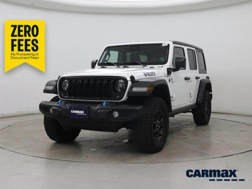 White 2024 Jeep Wrangler 4xe Willy's