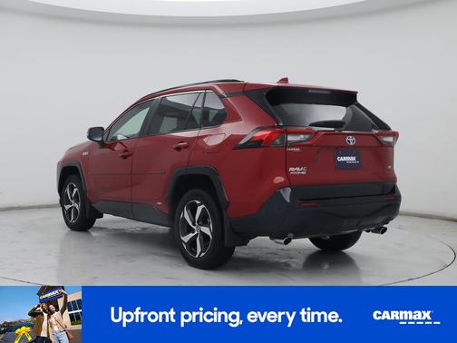 Red 2021 Toyota RAV4 Prime SE