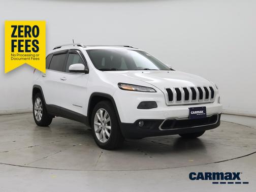White 2016 Jeep Cherokee Limited