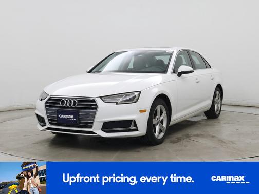 White 2019 Audi A4 Premium