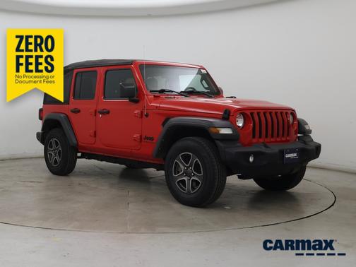 Red 2023 Jeep Wrangler Unlimited Sport S