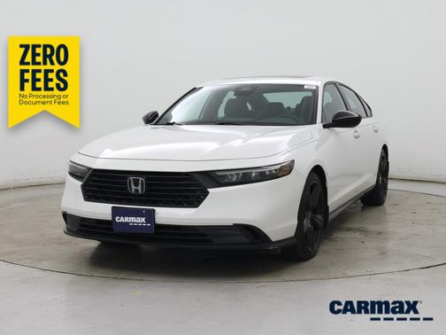 White 2023 Honda Accord Hybrid Sport-L