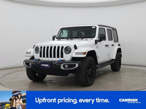 White 2023 Jeep Wrangler 4xe Unlimited Sahara