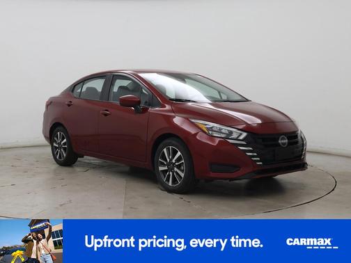 Red 2025 Nissan Versa SV