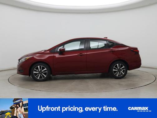 Red 2025 Nissan Versa SV