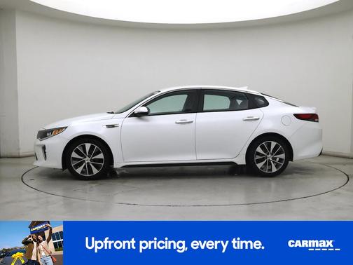 White 2018 Kia Optima S