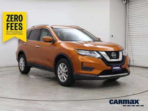 Orange 2018 Nissan Rogue SV