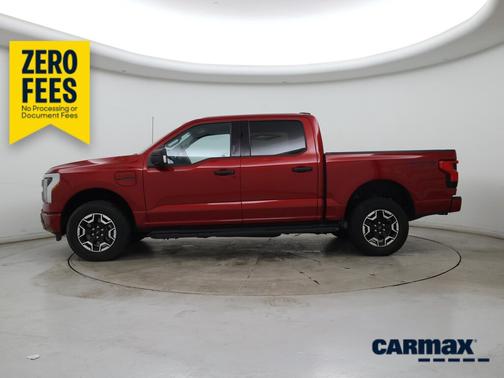 Red 2023 Ford F-150 Lightning XLT