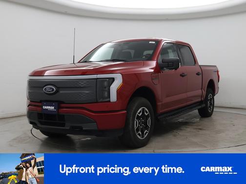 Red 2023 Ford F-150 Lightning XLT