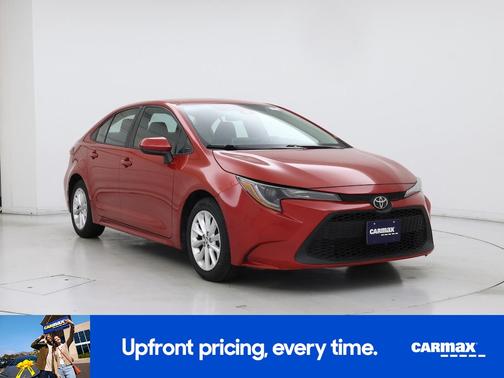 Red 2021 Toyota Corolla LE