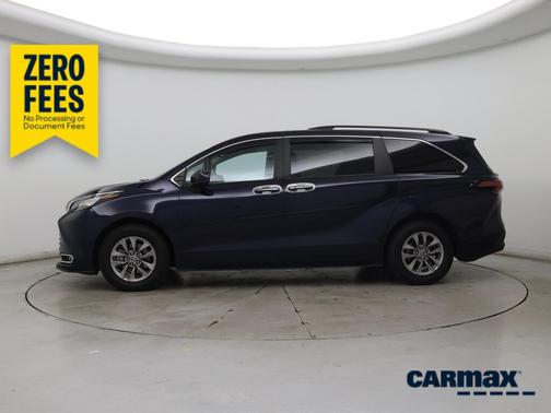 Blue 2022 Toyota Sienna XLE