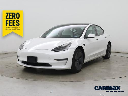 White 2021 Tesla Model 3 Standard Range Plus