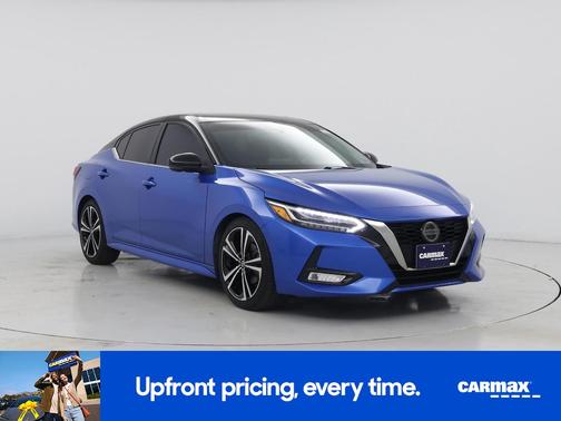 Blue 2021 Nissan Sentra SR