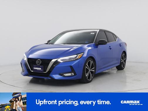 Blue 2021 Nissan Sentra SR