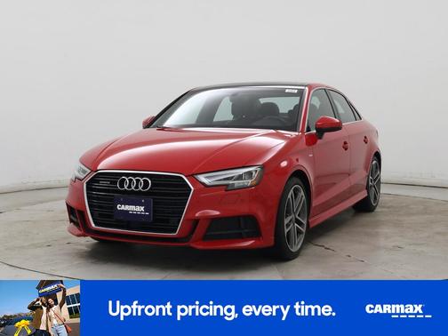 Red 2018 Audi A3 Premium Plus