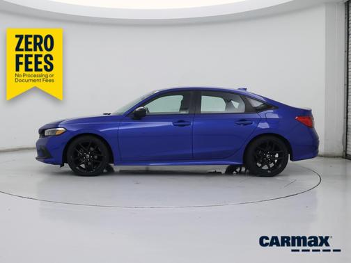 Blue 2024 Honda Civic Sport