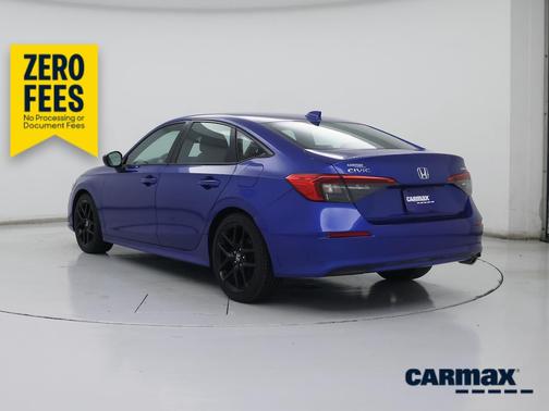 Blue 2024 Honda Civic Sport