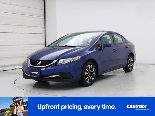 Blue 2014 Honda Civic EX