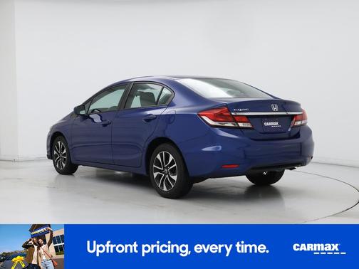 Blue 2014 Honda Civic EX