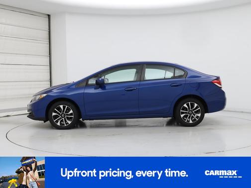 Blue 2014 Honda Civic EX