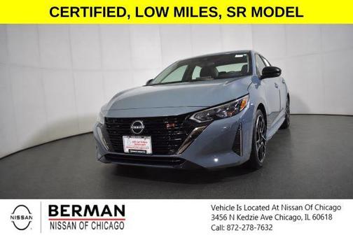 Atlantic Gray Metallic 2024 Nissan Sentra SR