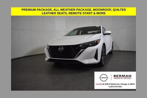 Aspen White Tricoat 2024 Nissan Sentra SV